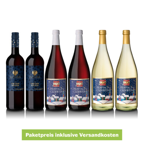 6 Flaschen Glühwein