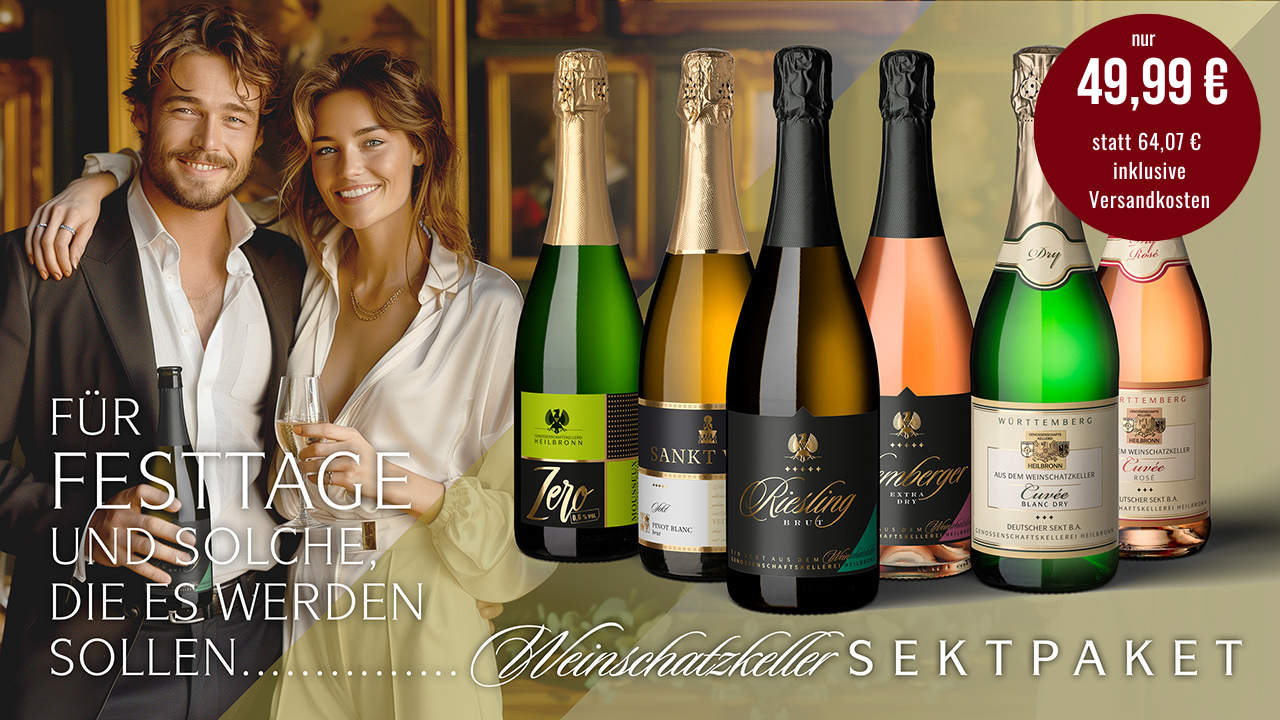 Sektpaket 49,99 € statt 64,07 €