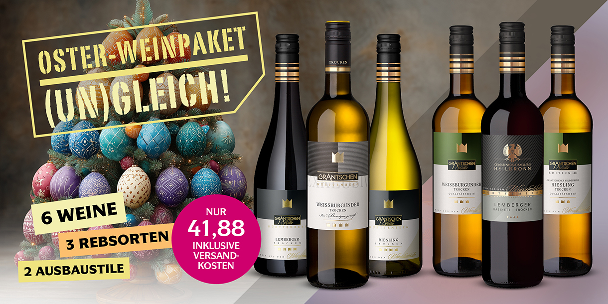 Oster-Weinpaket (UN) Gleich - Tannenbaum mit den Eiern
