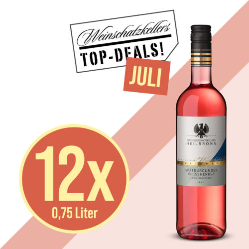 Juli Top-Deals 12xSpätburgunder Weißherbst