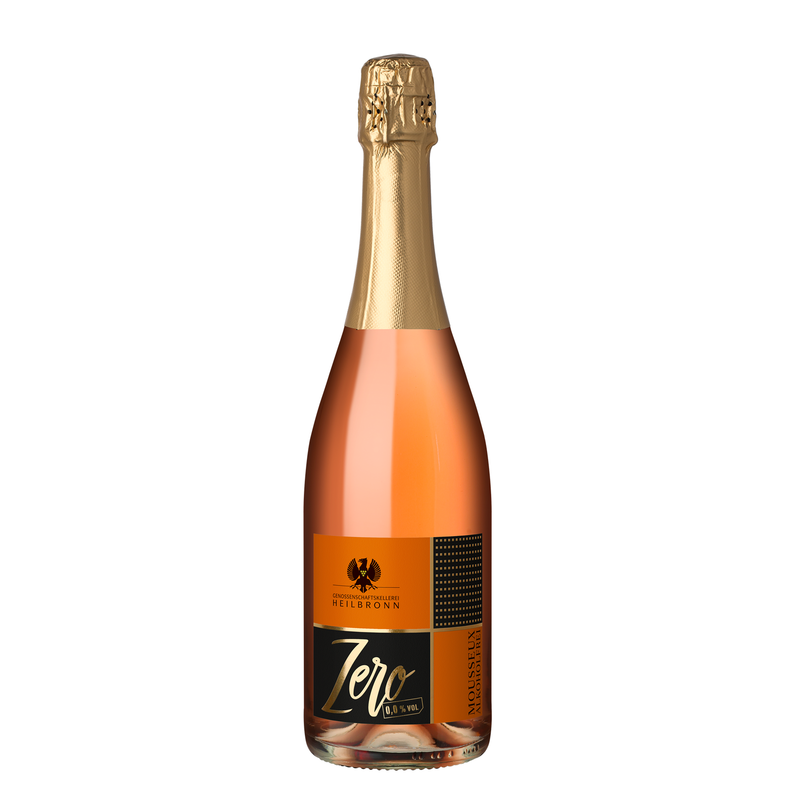 Zero Alkoholfreier Mousseux Rosé - Schäumendes Getränk aus alkoholfreiem Roséwein