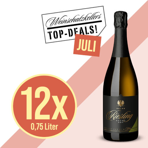 Top-Deals Juli: 12xRiesling Sekt Extra Dry
