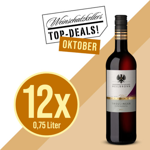Oktober Top-Deals 12xTrollinger feinfruchtig